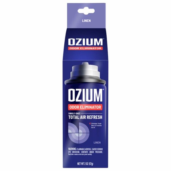 Ozium Single-Shot Total Air Refresh 2oz Car Fogger Linen