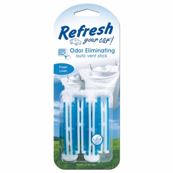 Refresh Your Car Vent Sticks (4 Pack) -Fresh Linen