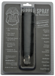 1/2 OZ PEPPER SPRAY WITH HARD CASE CHAIN HOLSTER BLACK